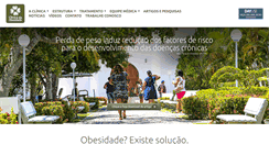 Desktop Screenshot of clinicadaobesidade.com.br